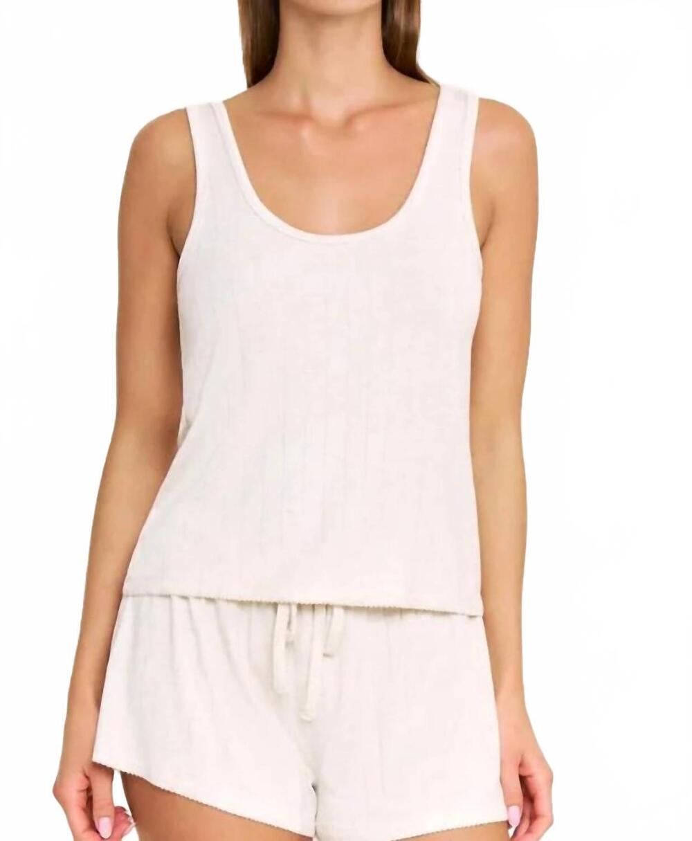 NEW HONEYDEW cloud modal tank in oat